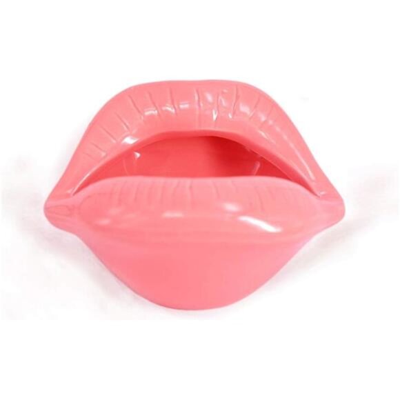 Creative Ceramic Cigarette Ashtrays with Lips Style Fashion Home Decoration - Picture 5 of 6